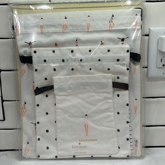 Kate Spade Getting Dressed Travel Bag Set NWT - Picture 6 of 11